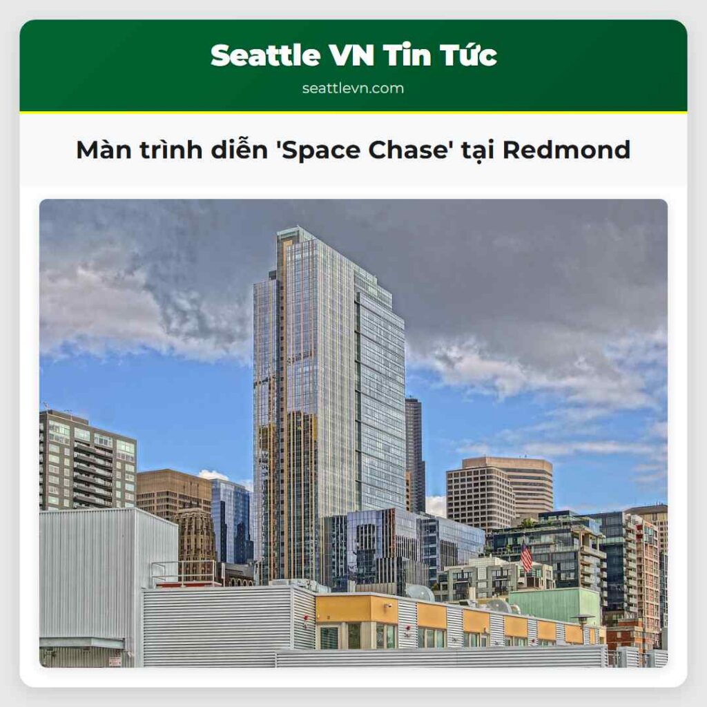 Màn trình diễn 'Space Chase' tại Redmond