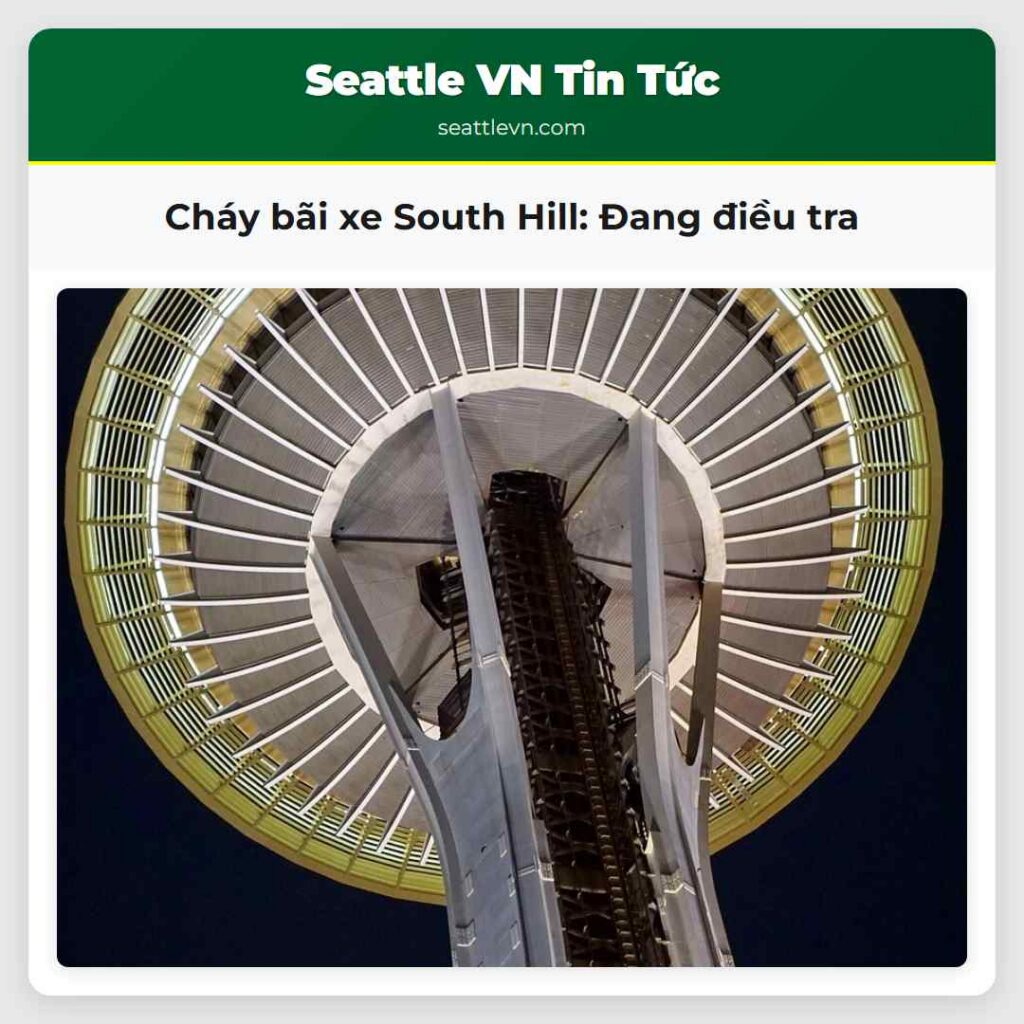 Cháy bãi xe South Hill: Đang điều tra