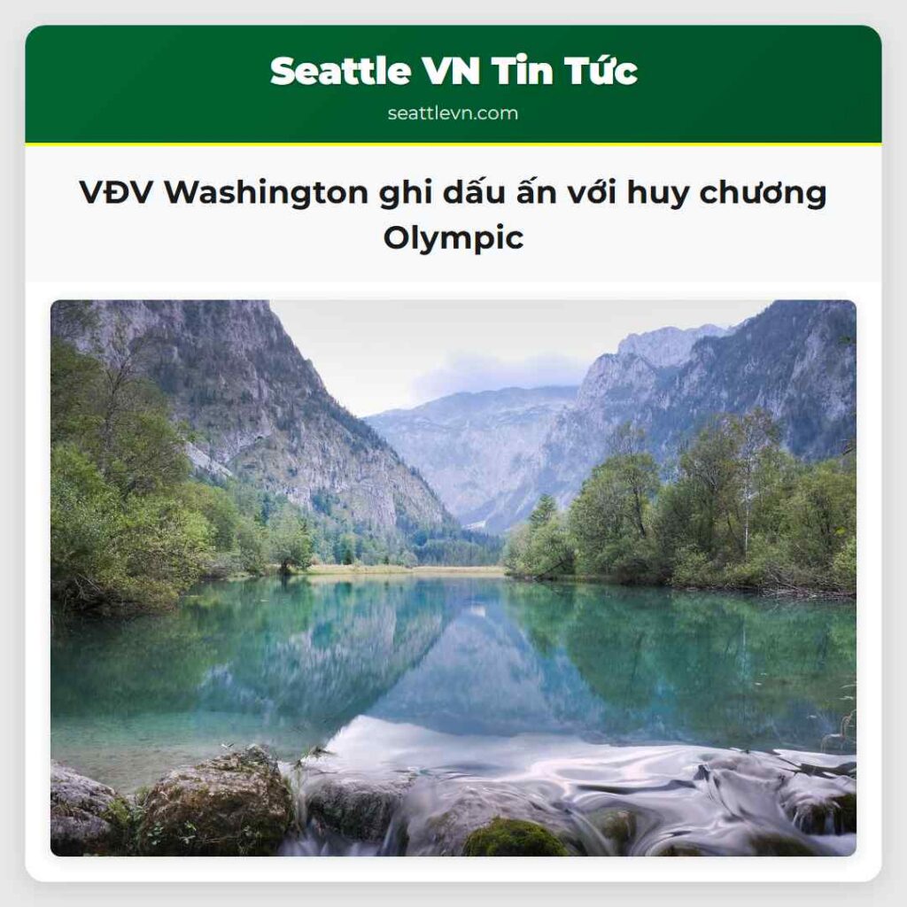 VĐV Washington ghi dấu ấn với huy chương Olympic