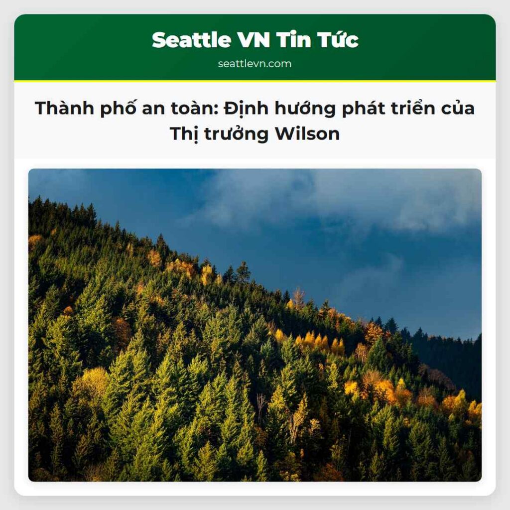 Thành phố an toàn: Định hướng phát triển của Thị
