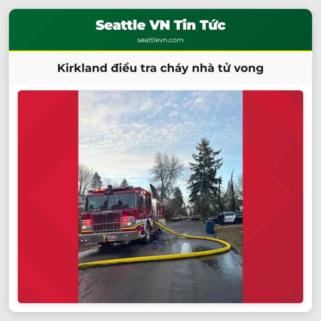 Kirkland điều tra cháy nhà tử vong