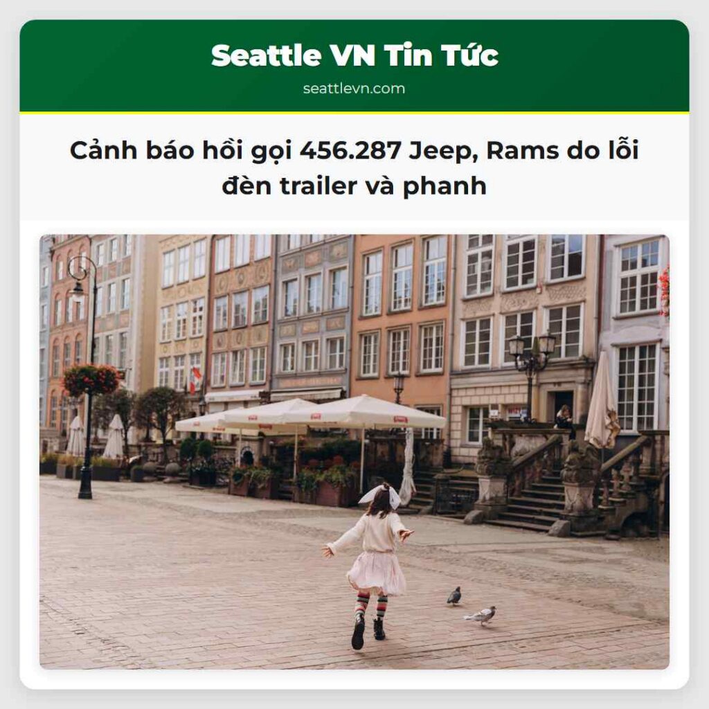 Cảnh báo hồi gọi 456.287 Jeep, Rams do lỗi đèn