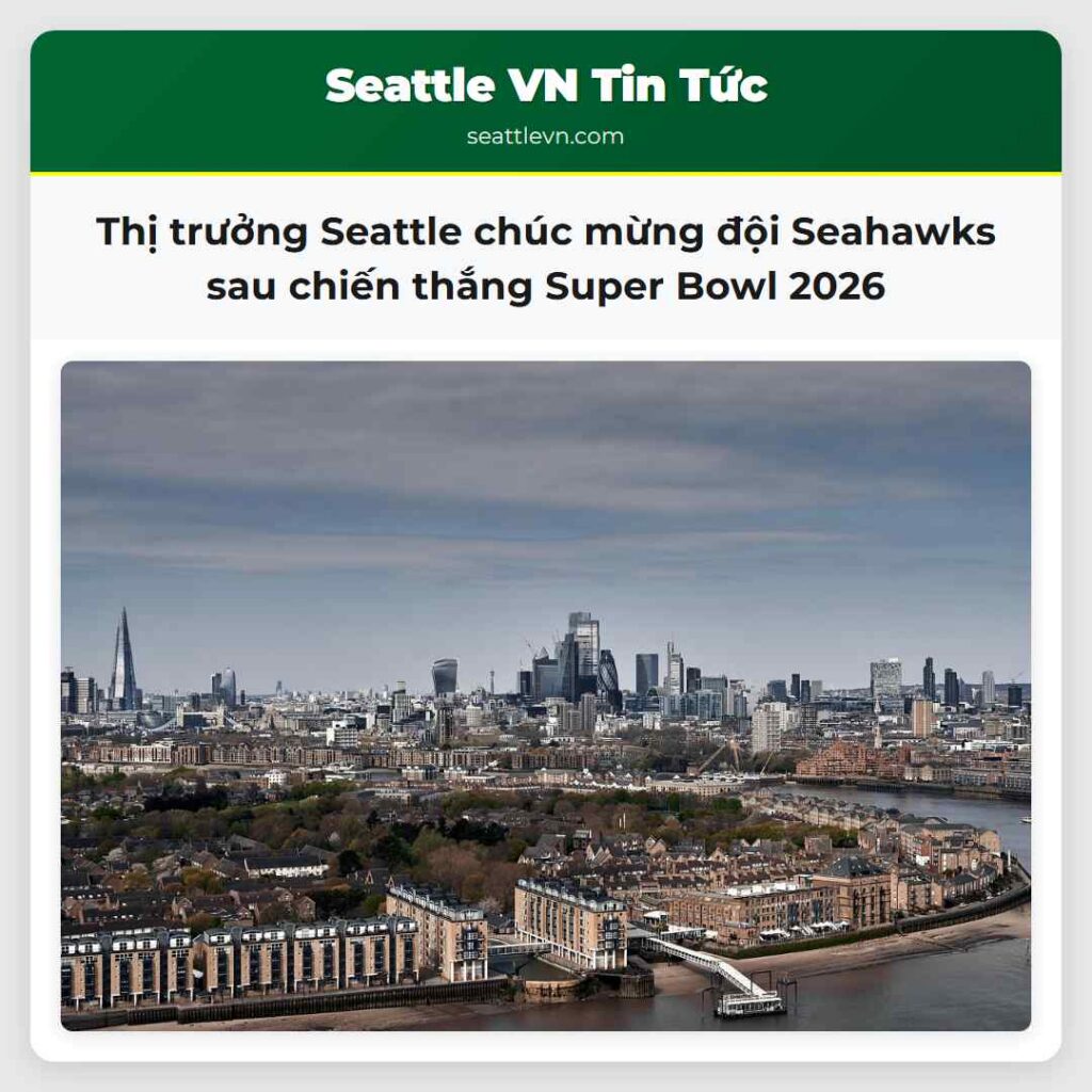Thị trưởng Seattle chúc mừng đội Seahawks sau