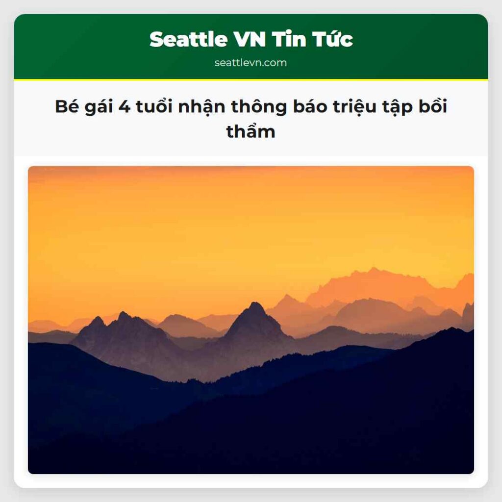 Bé gái 4 tuổi nhận thông báo triệu tập bồi thẩm