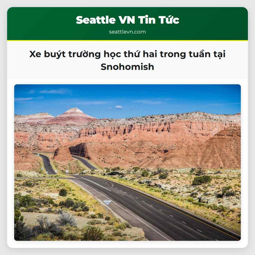 Xe buýt trường học thứ hai trong tuần tại