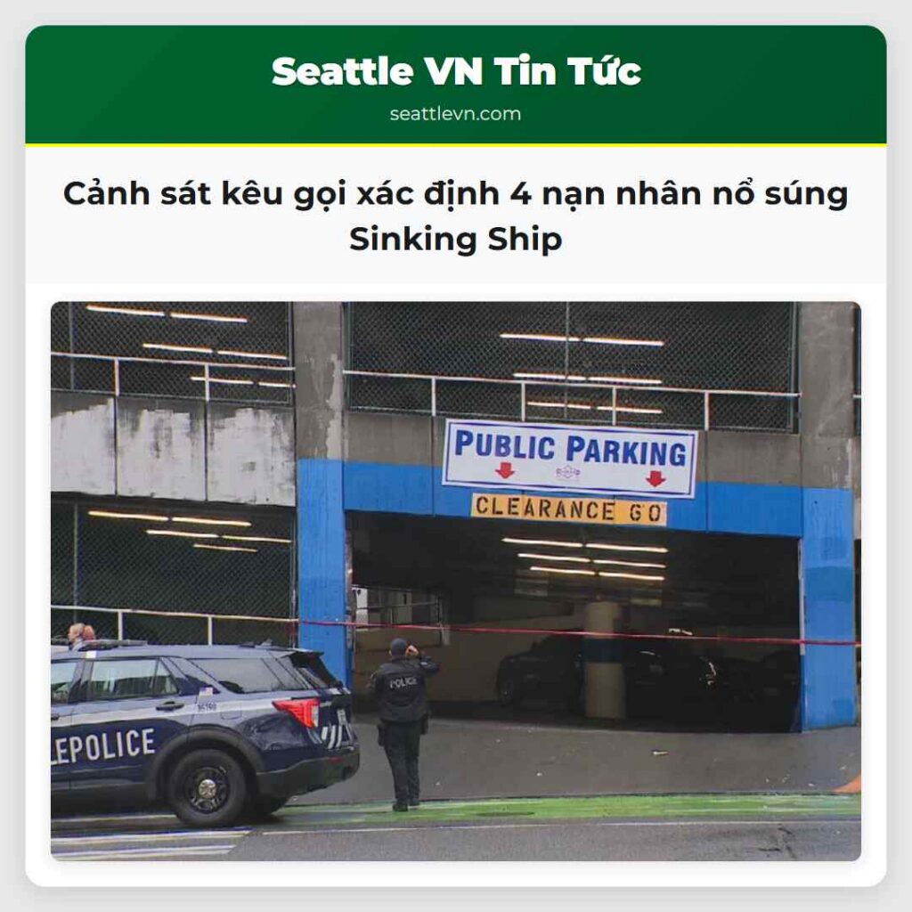 Cảnh sát kêu gọi xác định 4 nạn nhân nổ súng