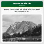 Chiến công đặc biệt tại Mason County Bắt giữ tài xế trốn chạy sau 2 dải kim loại và kỹ thuật PIT