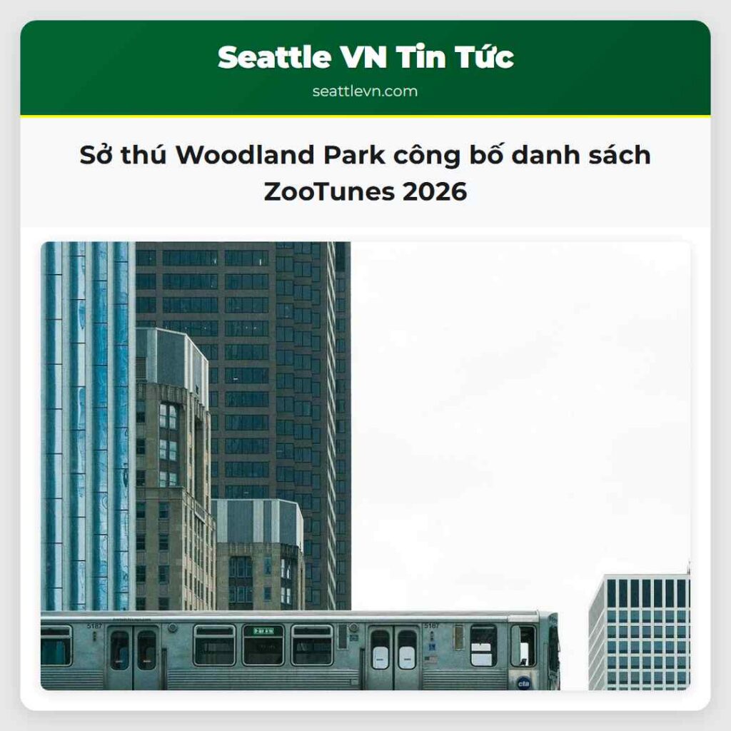Sở thú Woodland Park công bố danh sách ZooTunes