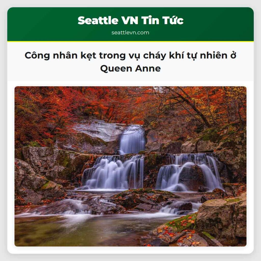 Công nhân kẹt trong vụ cháy khí tự nhiên ở Queen