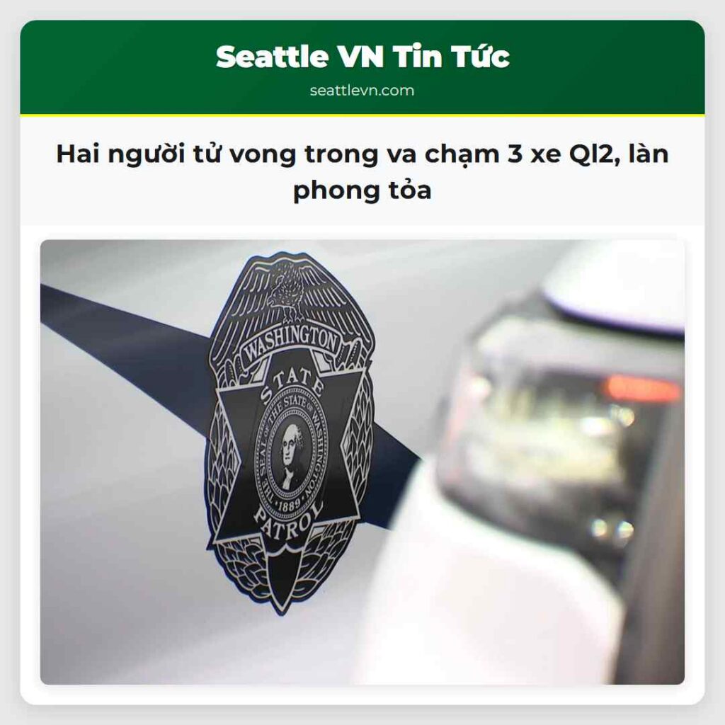 Hai người tử vong trong va chạm 3 xe Ql2, làn