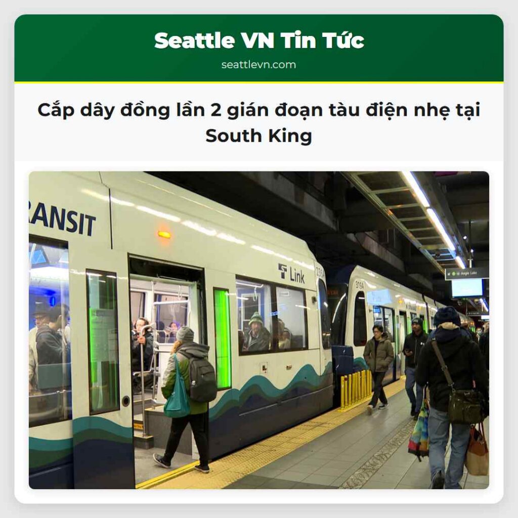 Cắp dây đồng lần 2 gián đoạn tàu điện nhẹ tại