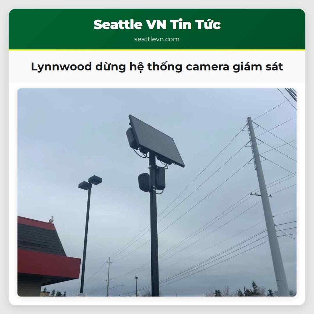 Lynnwood dừng hệ thống camera giám sát