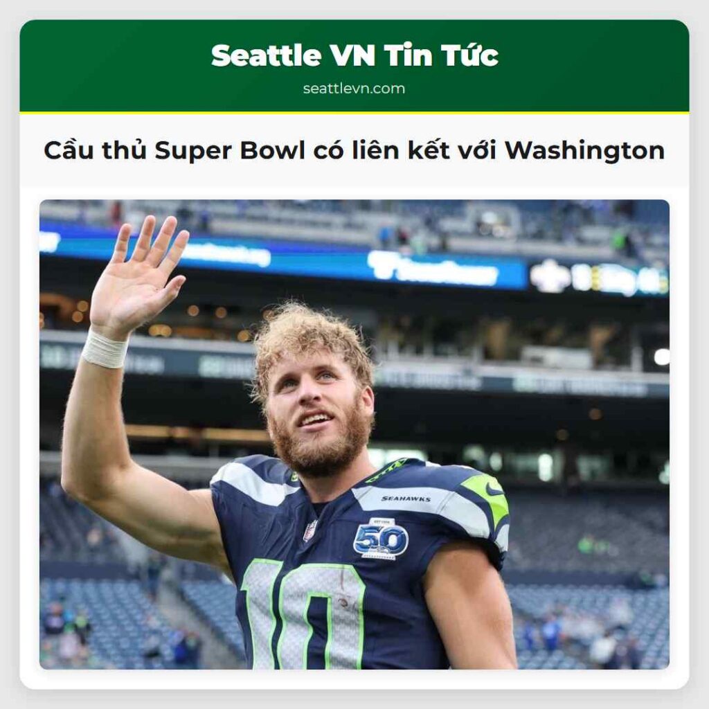Cầu thủ Super Bowl có liên kết với Washington