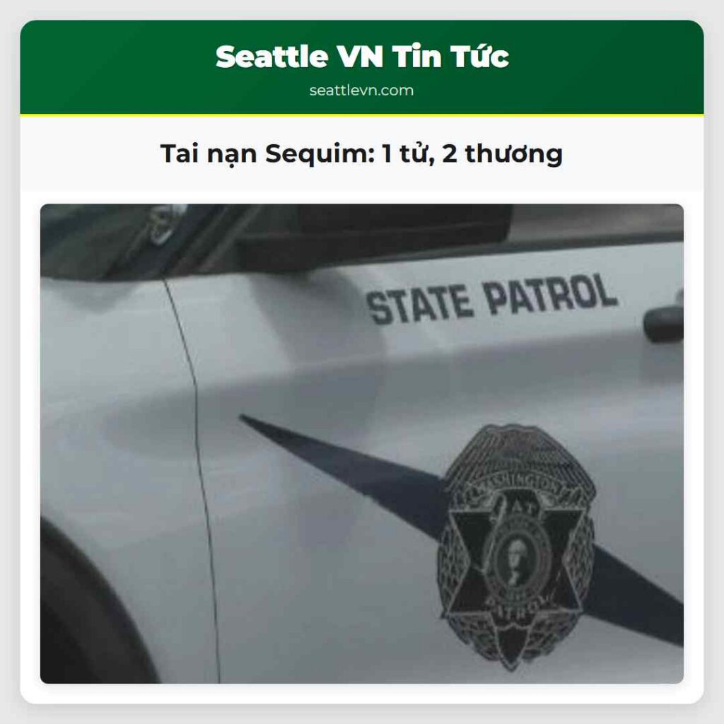 Tai nạn Sequim: 1 tử, 2 thương