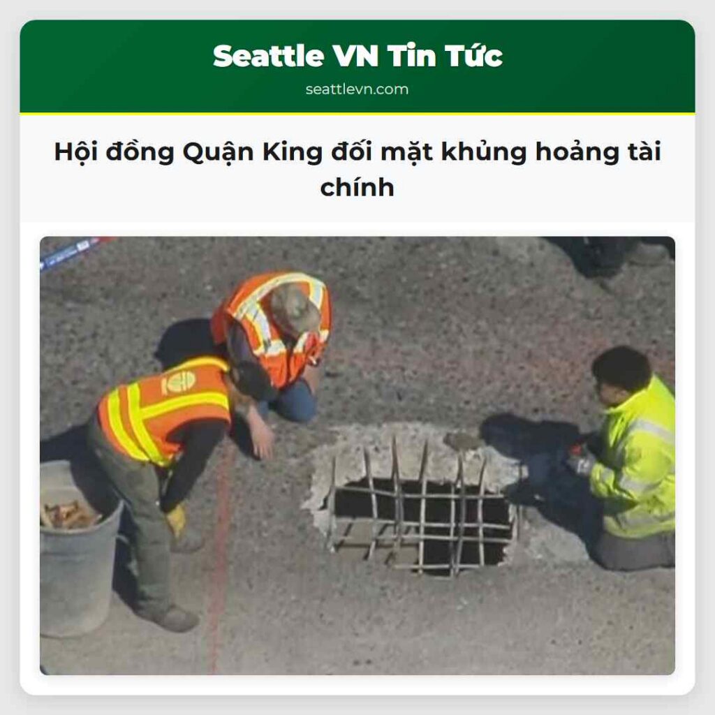 Hội đồng Quận King đối mặt khủng hoảng tài chính