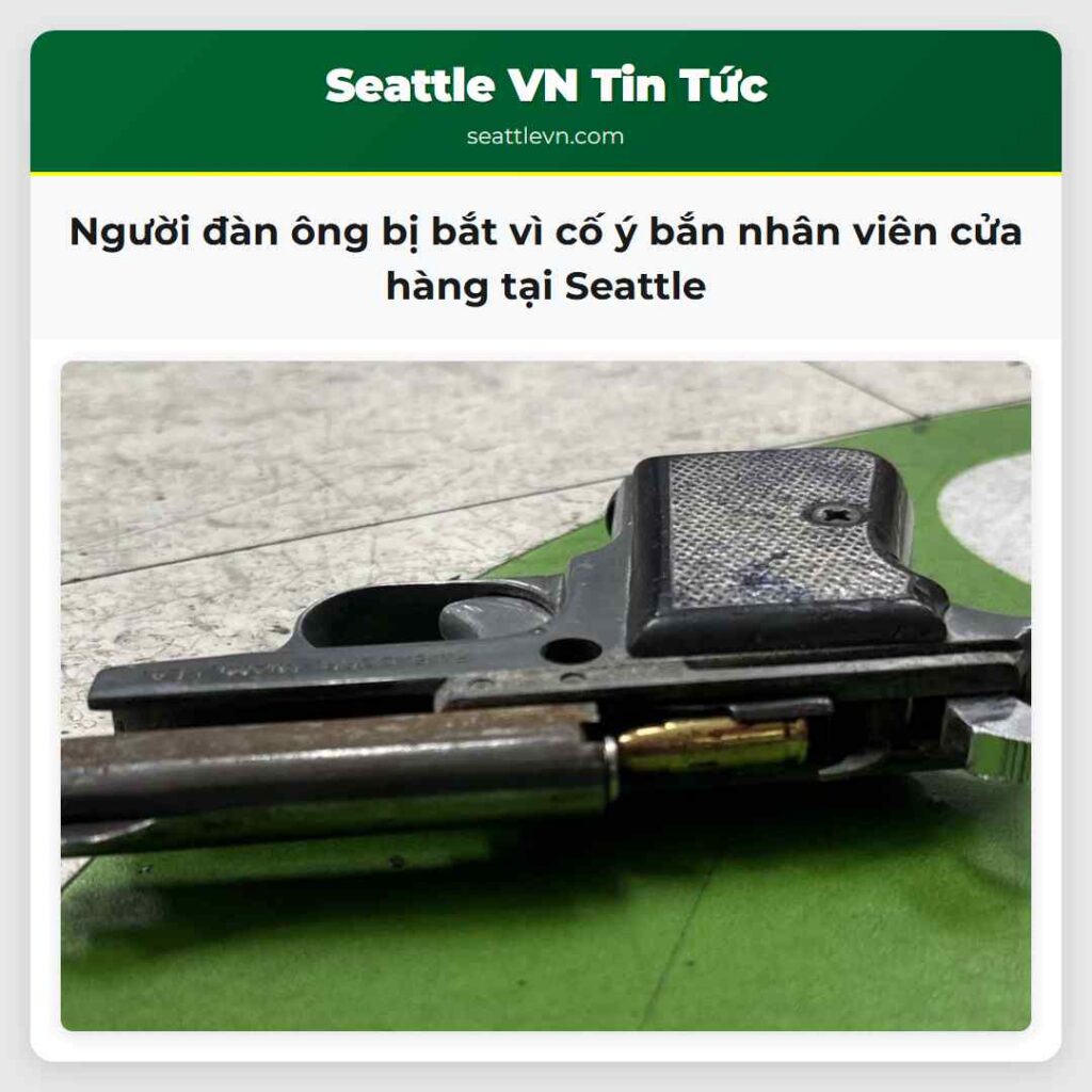 Người đàn ông bị bắt vì cố ý bắn nhân viên cửa