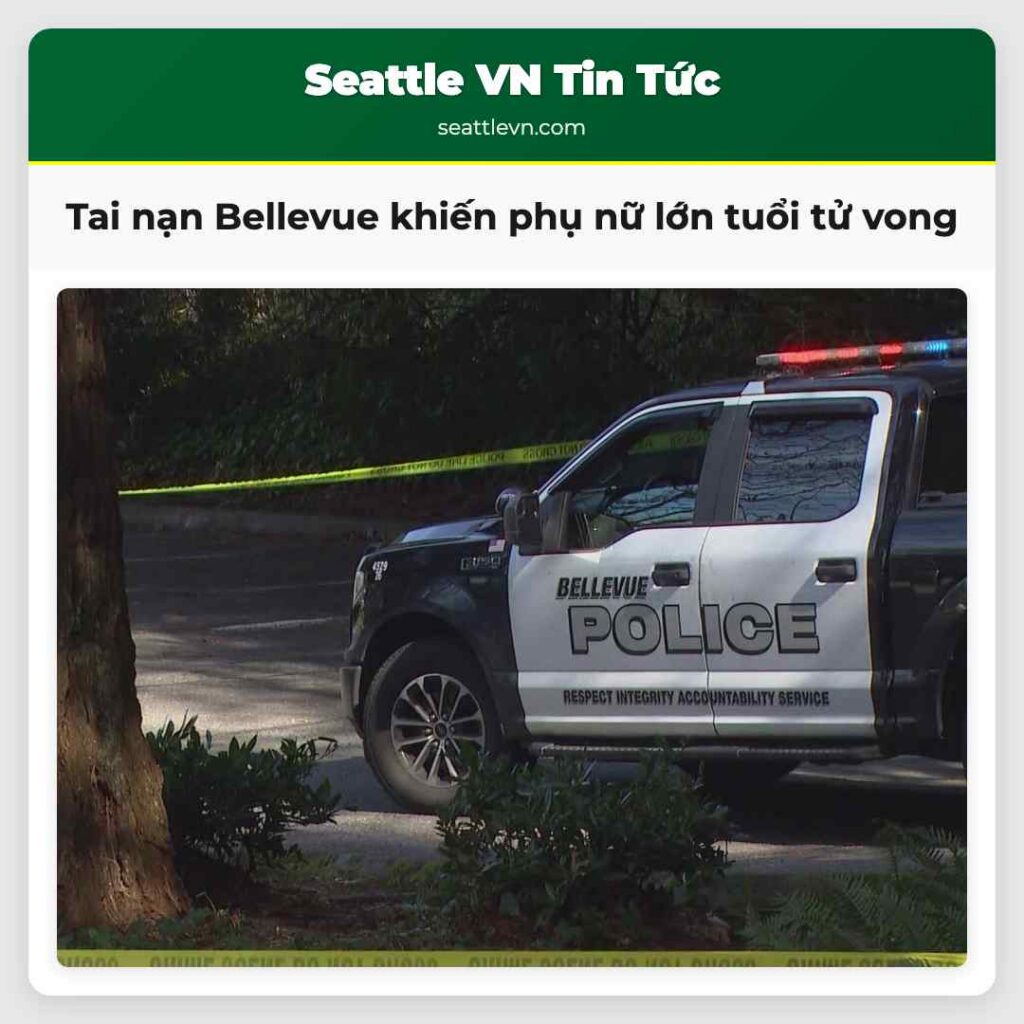 Tai nạn Bellevue khiến phụ nữ lớn tuổi tử vong