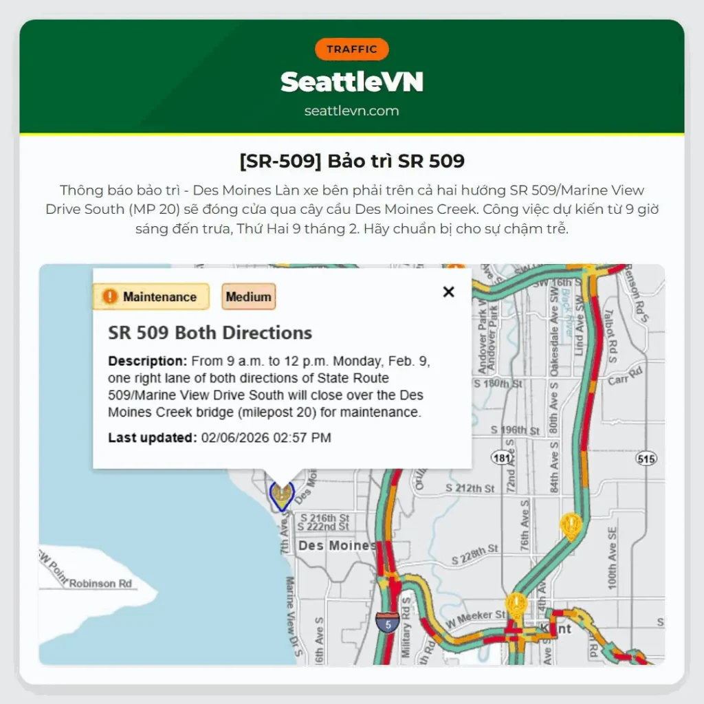 [SR-509] Bảo trì SR 509