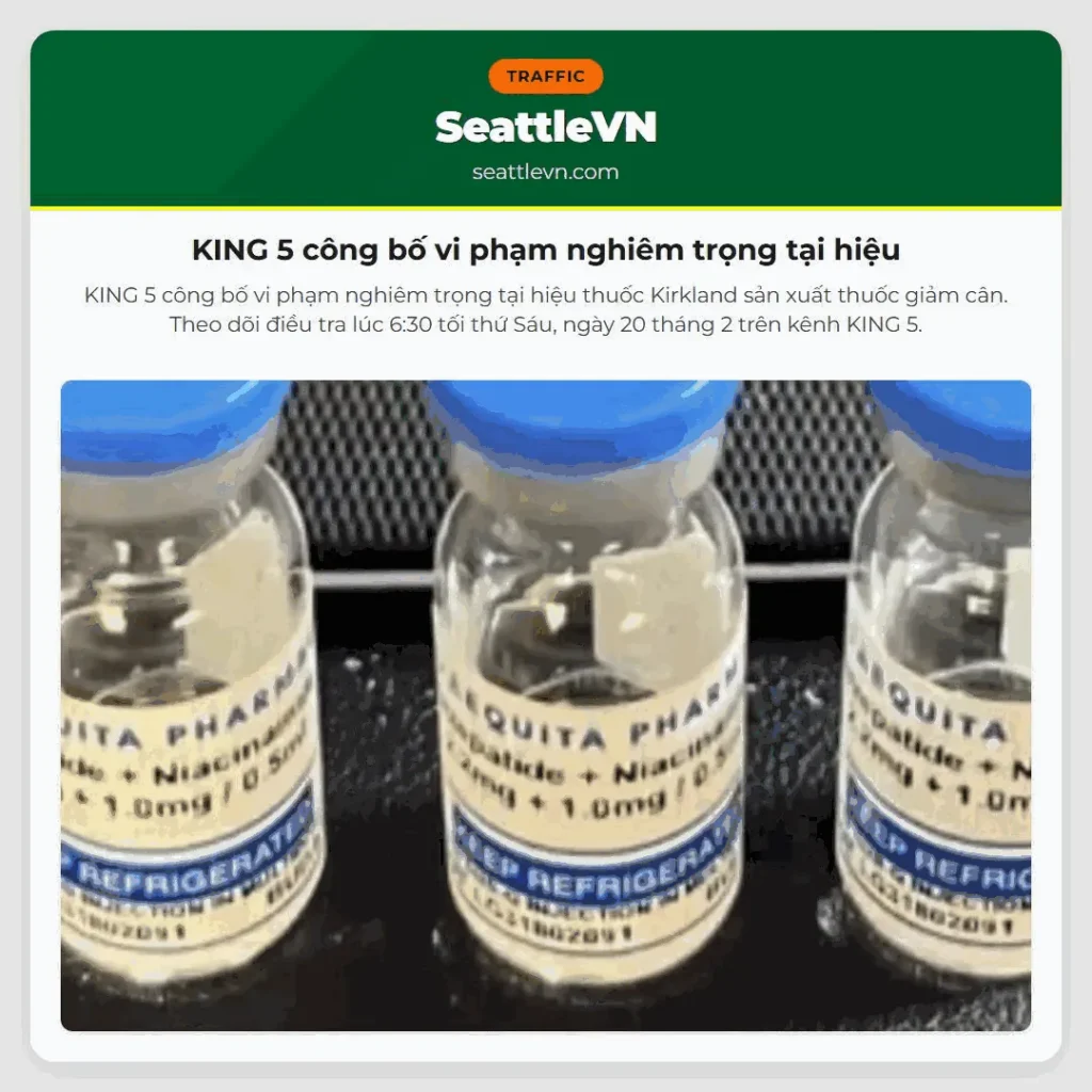 KING 5 công bố vi phạm nghiêm trọng tại hiệu