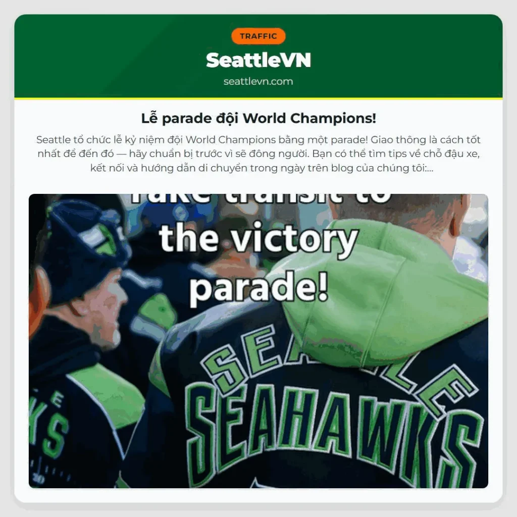 Lễ parade đội World Champions!