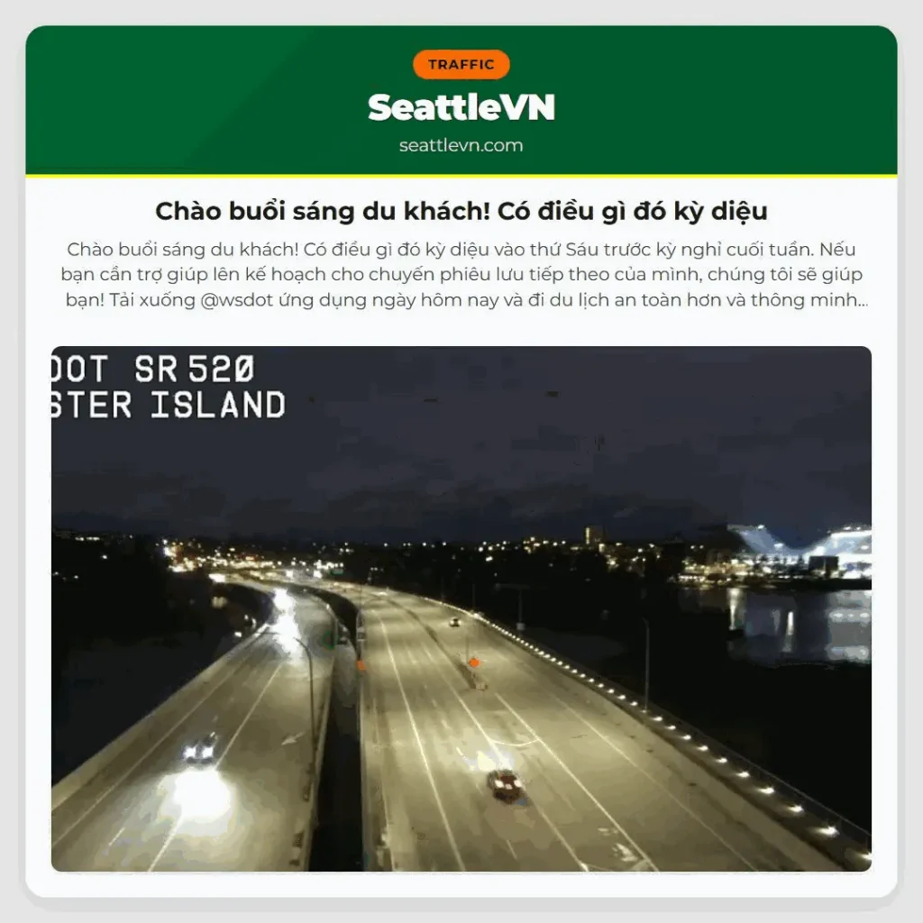 Chào buổi sáng du khách! Có điều gì đó kỳ diệu