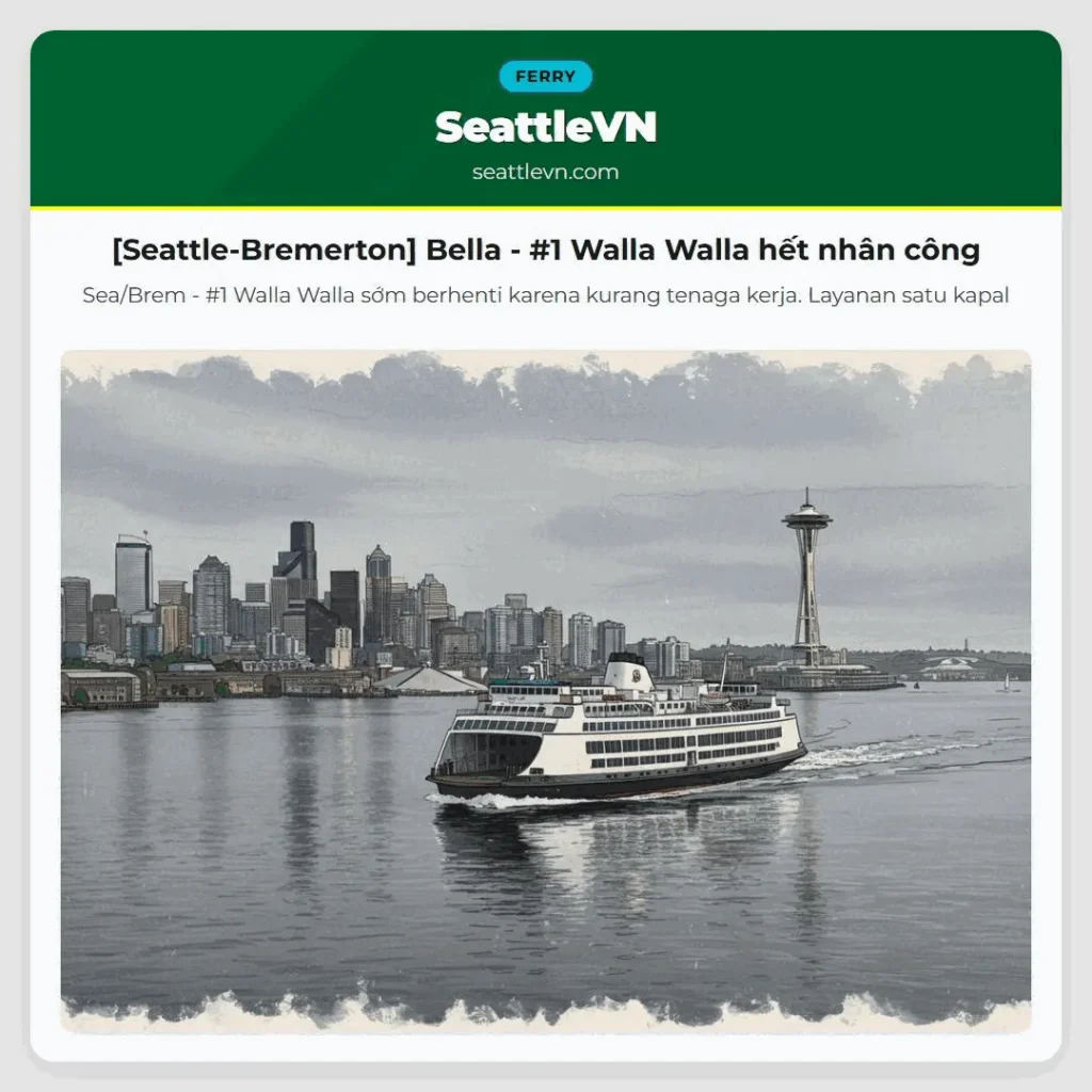 [Seattle-Bremerton] Bella - #1 Walla Walla hết nhân công