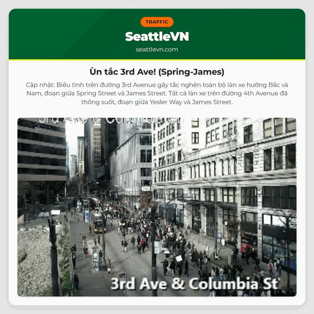 Ùn tắc 3rd Ave! (Spring-James)
