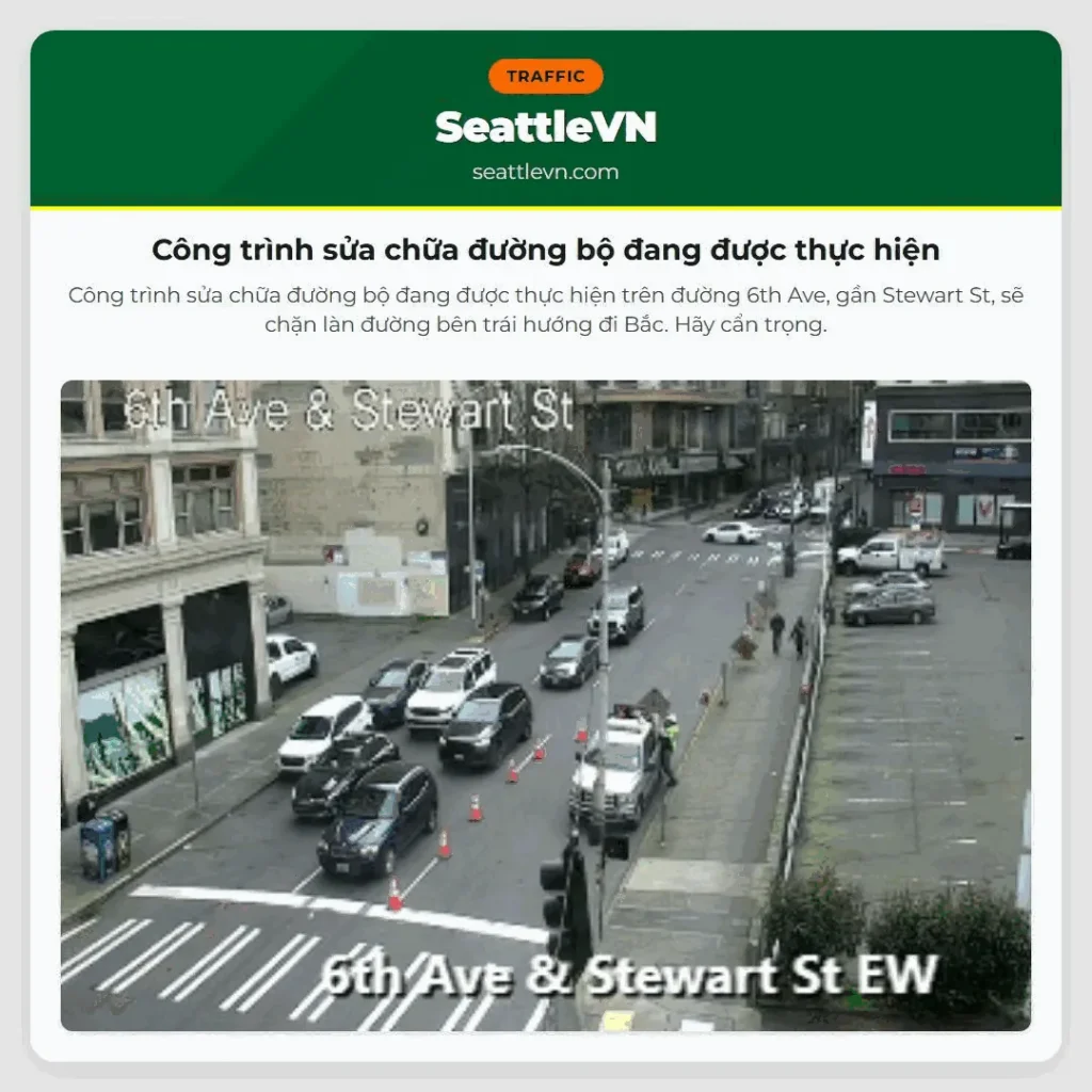 Công trình sửa chữa đường bộ đang được thực hiện