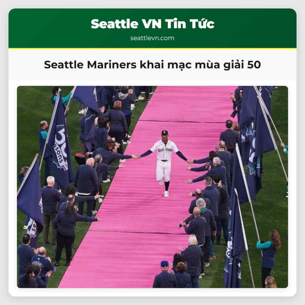 Seattle Mariners khai mạc mùa giải 50