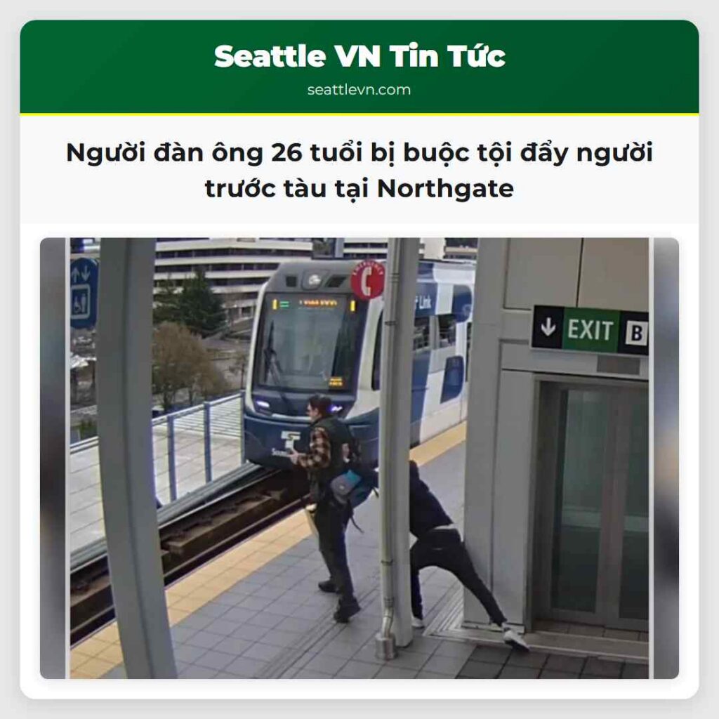 Người đàn ông 26 tuổi bị buộc tội đẩy người trước