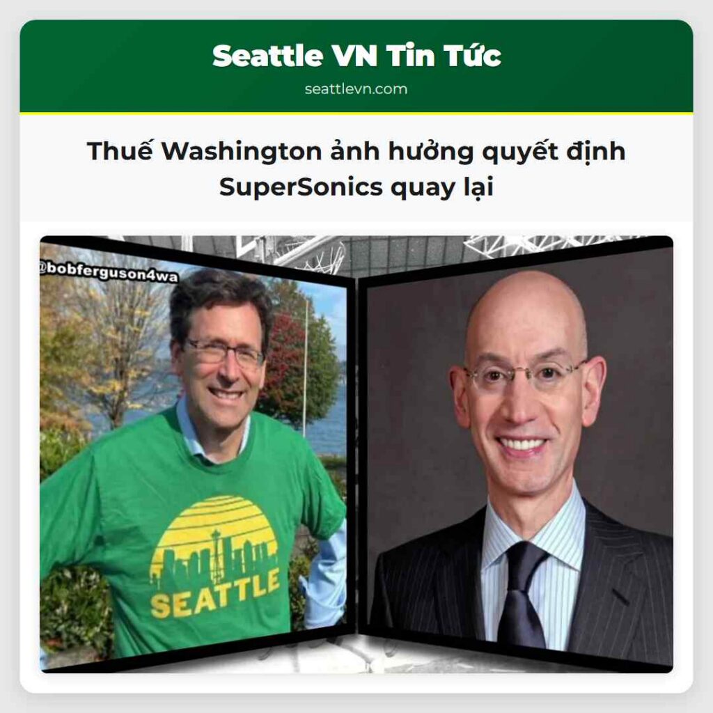 Thuế Washington ảnh hưởng quyết định SuperSonics