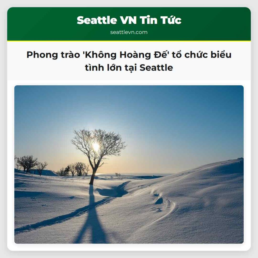 Phong trào 'Không Hoàng Đế' tổ chức biểu tình lớn