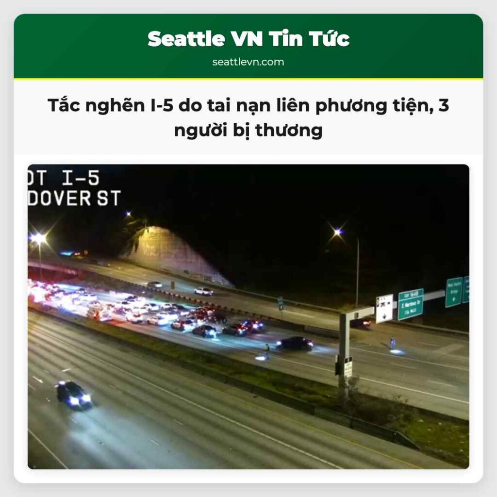 Tắc nghẽn I-5 do tai nạn liên phương tiện, 3
