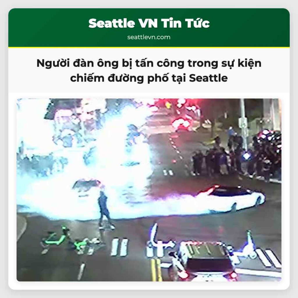 Người đàn ông bị tấn công trong sự kiện chiếm