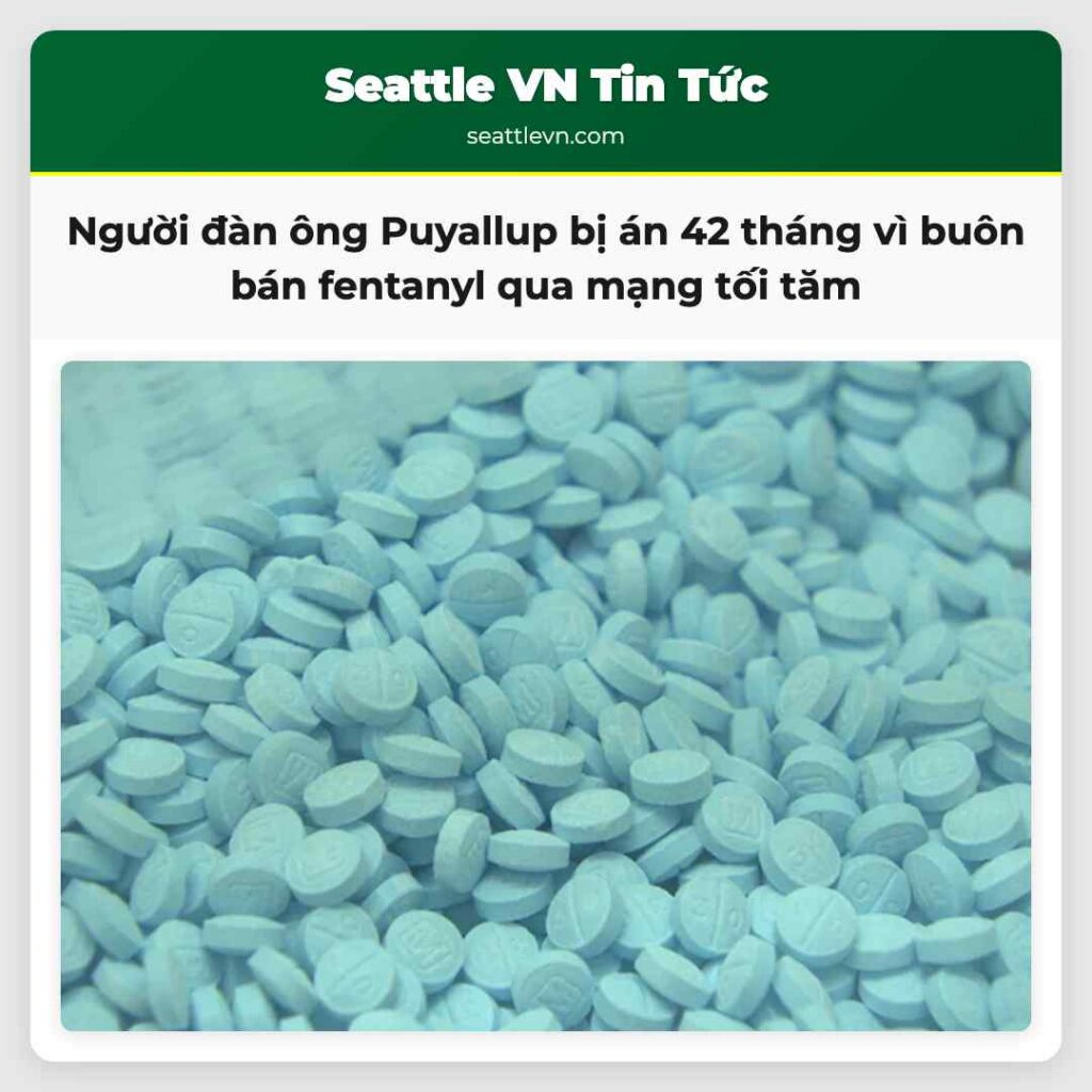 Người đàn ông Puyallup bị án 42 tháng vì buôn bán