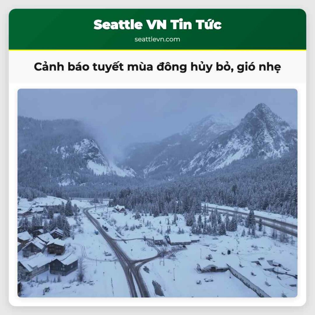 Cảnh báo tuyết mùa đông hủy bỏ, gió nhẹ