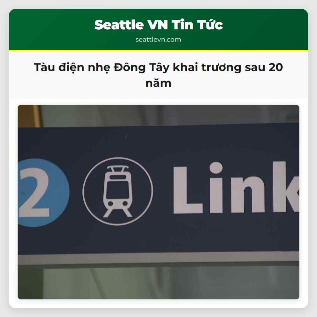 Tàu điện nhẹ Đông Tây khai trương sau 20 năm