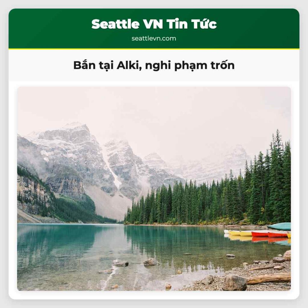 Bắn tại Alki, nghi phạm trốn