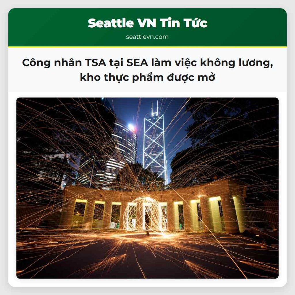 Công nhân TSA tại SEA làm việc không lương, kho