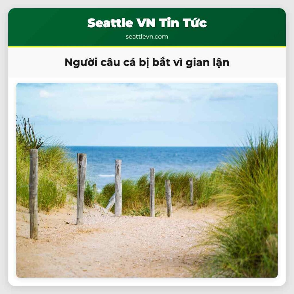 Người câu cá bị bắt vì gian lận