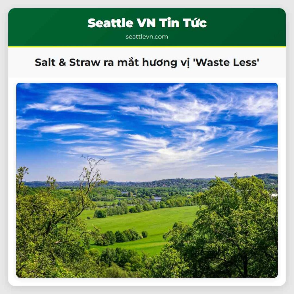 Salt & Straw ra mắt hương vị 'Waste Less'