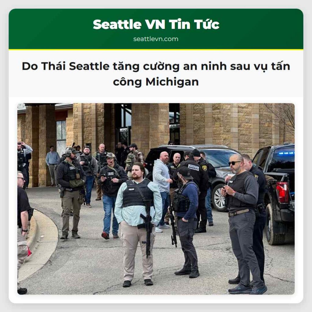 Do Thái Seattle tăng cường an ninh sau vụ tấn