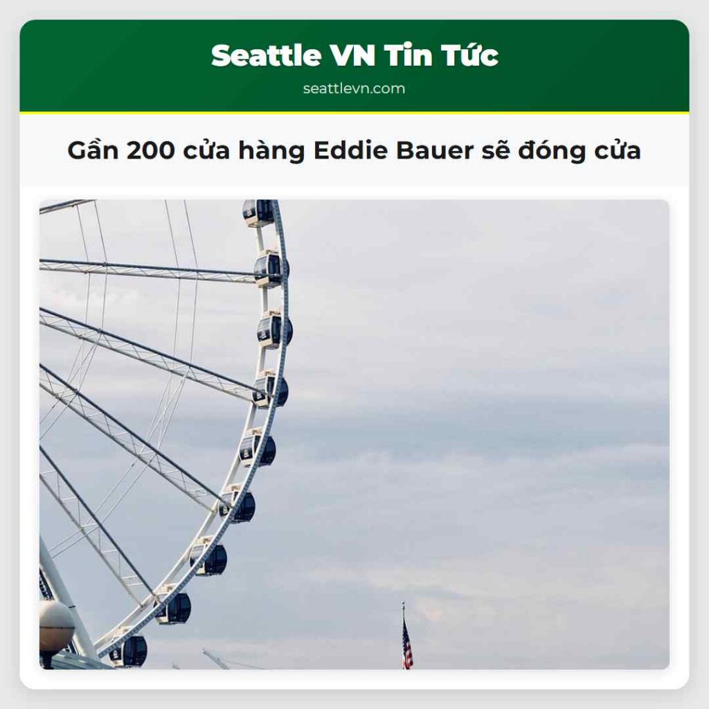 Gần 200 cửa hàng Eddie Bauer sẽ đóng cửa