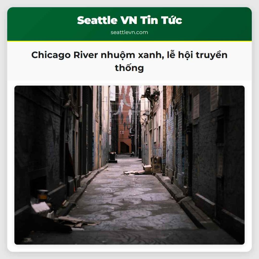 Chicago River nhuộm xanh, lễ hội truyền thống