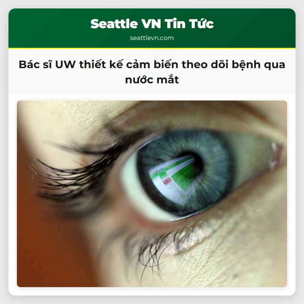 Bác sĩ UW thiết kế cảm biến theo dõi bệnh qua