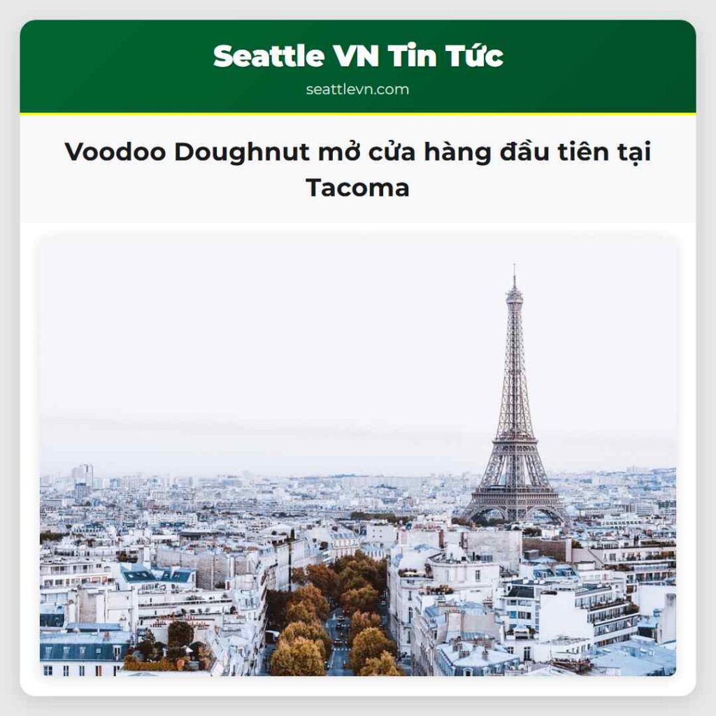 Voodoo Doughnut mở cửa hàng đầu tiên tại Tacoma