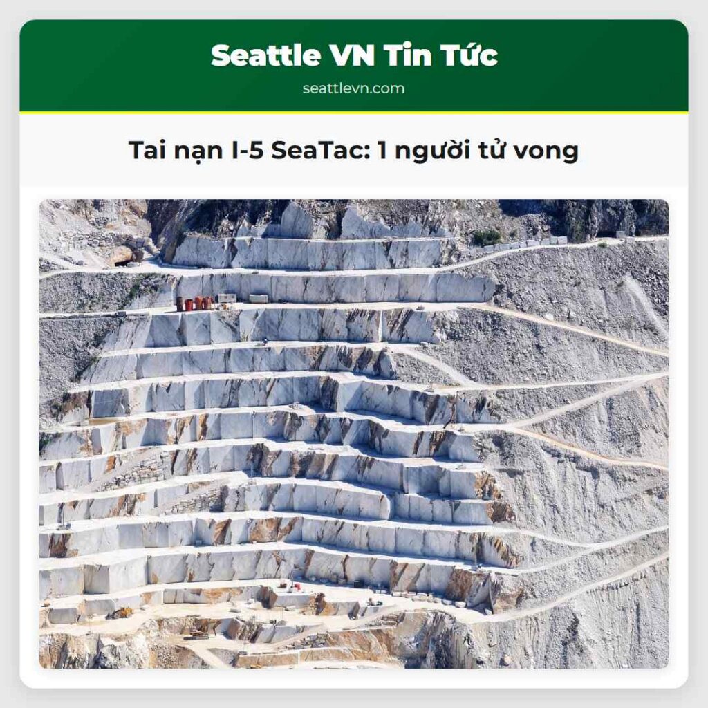 Tai nạn I-5 SeaTac: 1 người tử vong