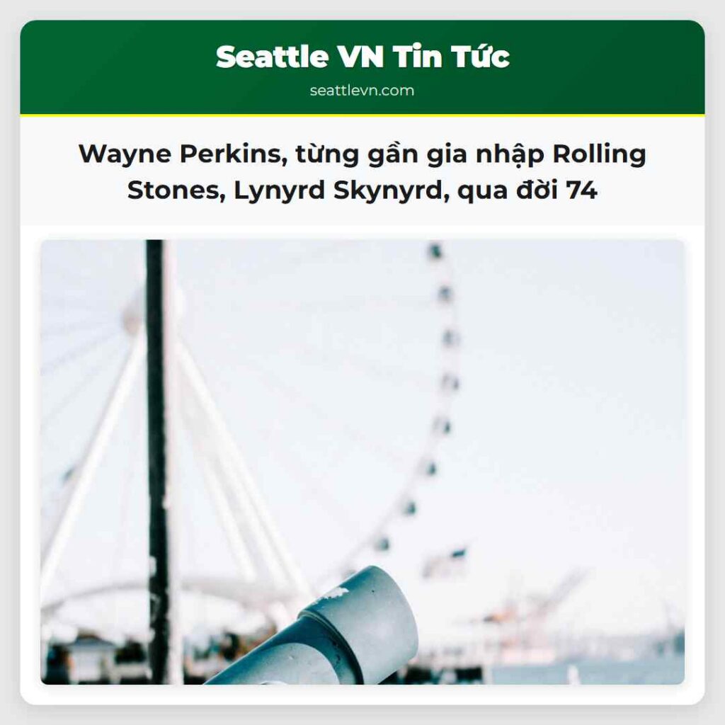 Wayne Perkins, từng gần gia nhập Rolling Stones,