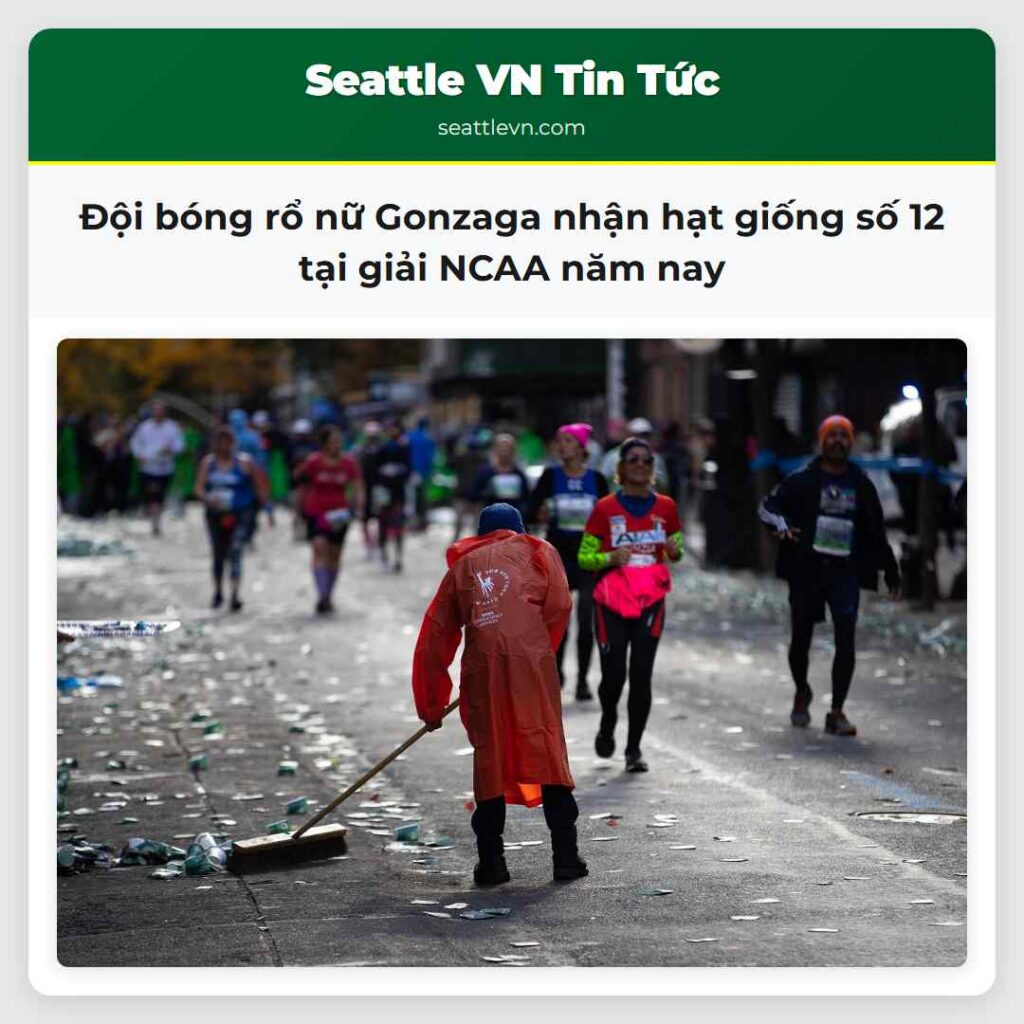 Đội bóng rổ nữ Gonzaga nhận hạt giống số 12 tại