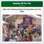 Ảnh Diễn đàn Không Hoàng tử và biểu tình tại Seattle